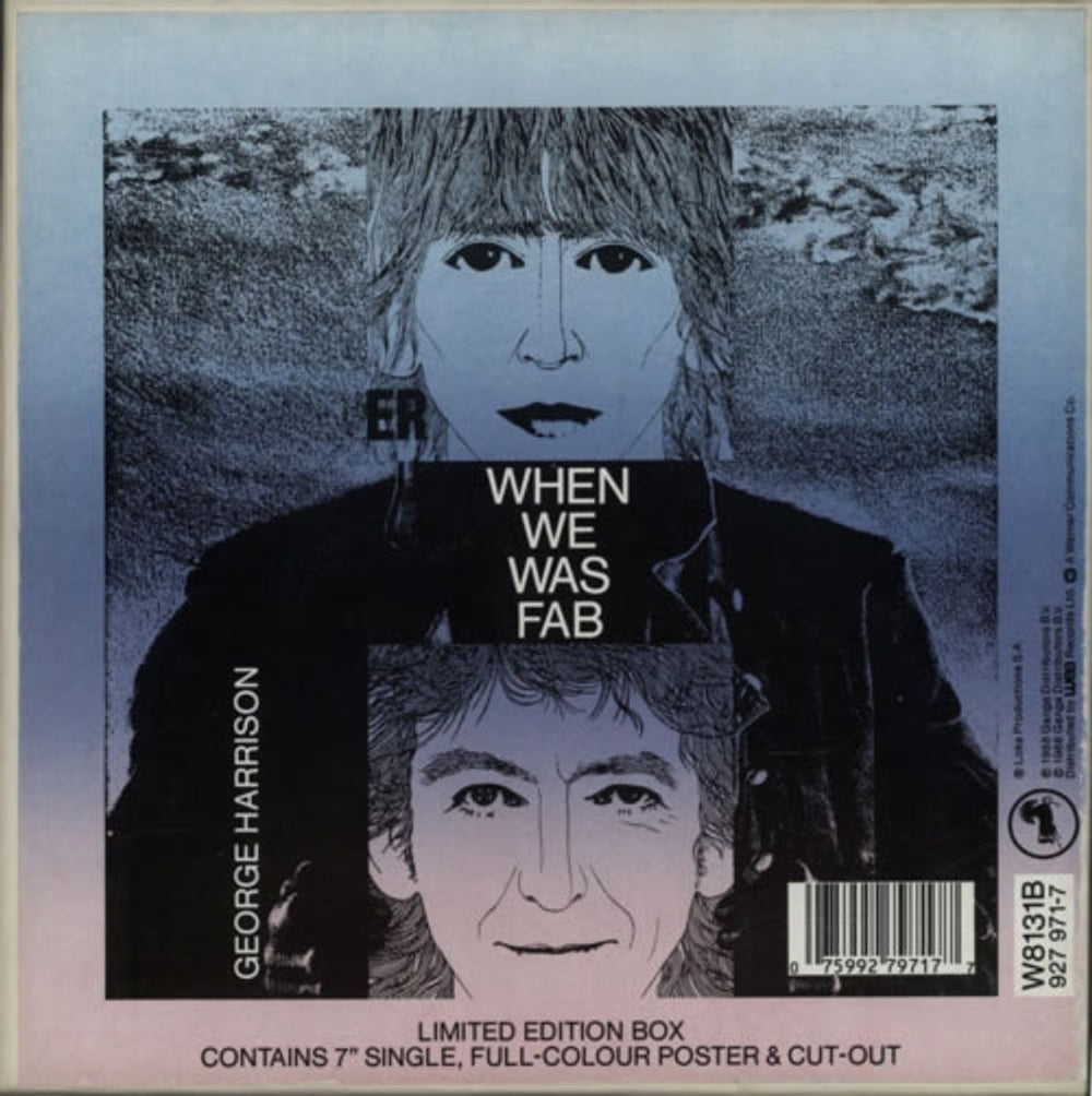 George Harrison When We Was Fab - Box UK 7" single box set W8131B