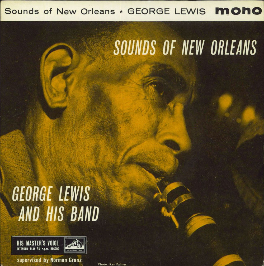 George Lewis Sounds Of New Orleans UK 7" vinyl single (7 inch record / 45) 7EG8540