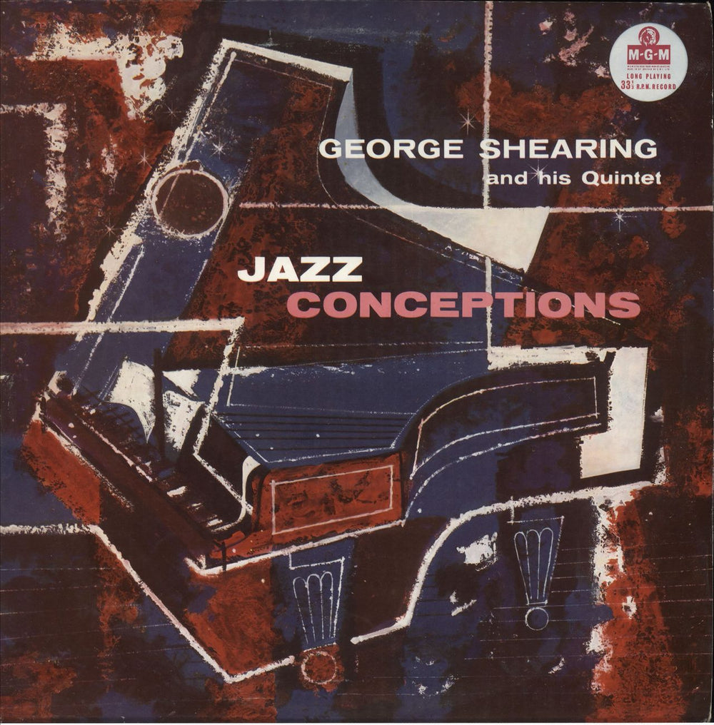 George Shearing Jazz Conceptions UK vinyl LP album (LP record) MGM-C769