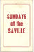 Georgie Fame Sunday At The Saville UK tour programme TOUR PROGRAMME