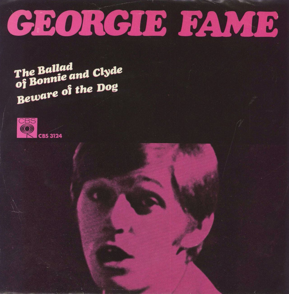 Georgie Fame The Ballad Of Bonnie And Clyde Swedish 7" vinyl single (7 inch record / 45) 3124