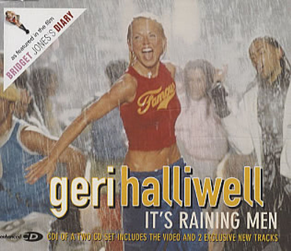 Geri Halliwell It's Raining Men UK 2-CD single set (Double CD single) CDEM/S584