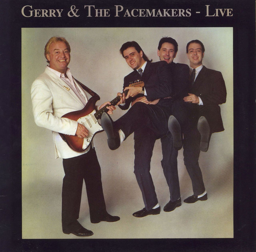 Gerry And The Pacemakers Live UK vinyl LP album (LP record) PACE101