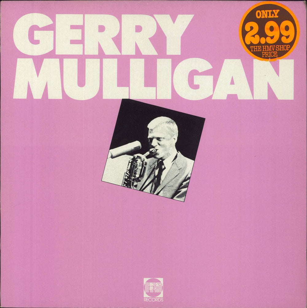 Gerry Mulligan Gerry Mulligan Meets Enrico Intra UK vinyl LP album (LP record) JR123