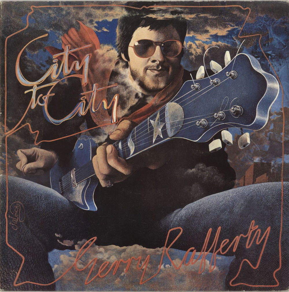 Gerry Rafferty City To City Italian vinyl LP album (LP record) UAL24062