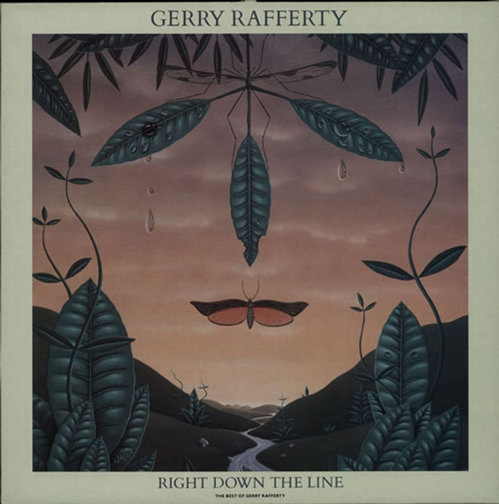 Gerry Rafferty Right Down The Line UK vinyl LP album (LP record) UAG30333