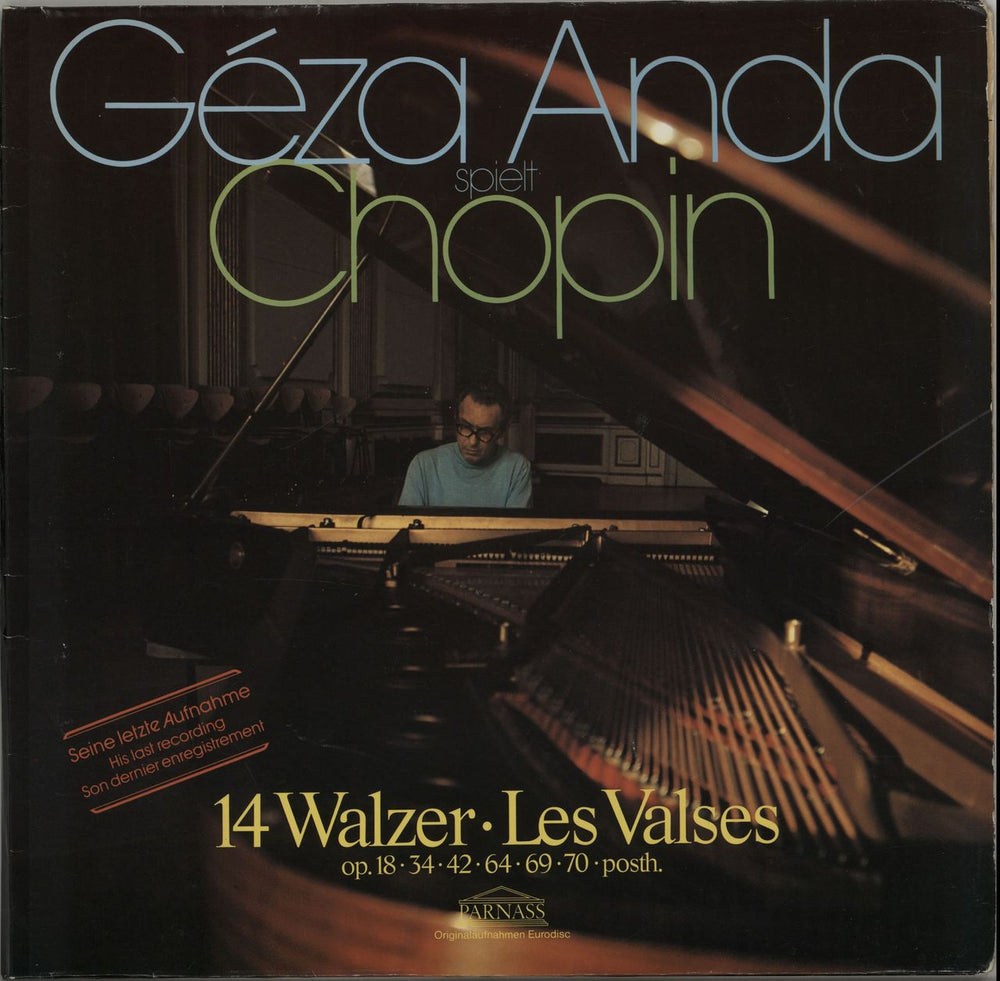 Géza Anda Chopin: 14 Walzer & Les Valses German vinyl LP album (LP record) 65057