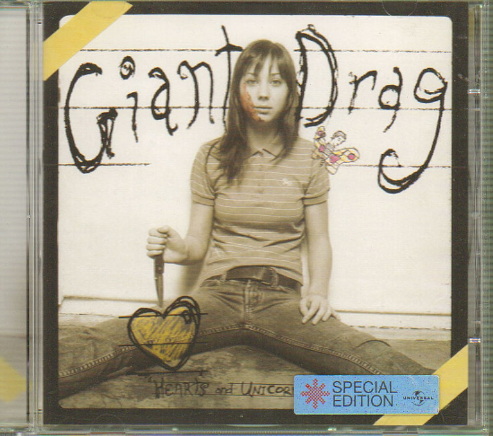 Giant Drag Heart And Unicorns UK CD album (CDLP) 9852026