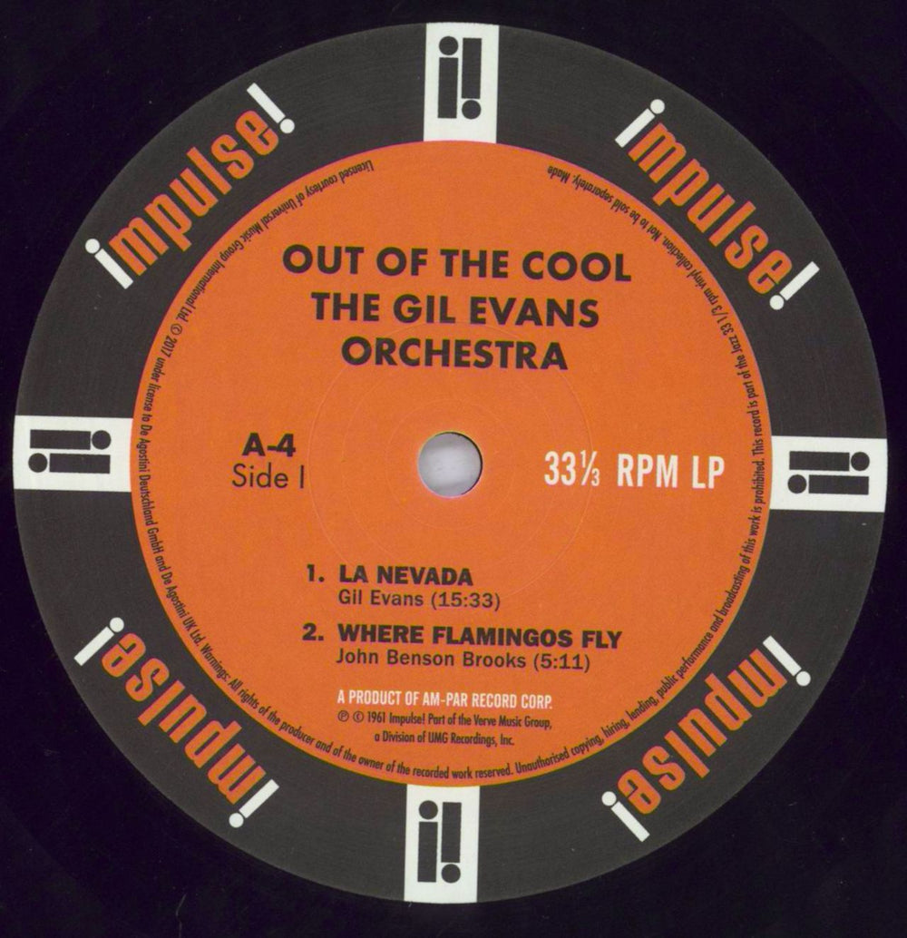 Gil Evans Out Of The Cool - 180gm Vinyl + Booklet UK vinyl LP album (LP record) GIVLPOU821436