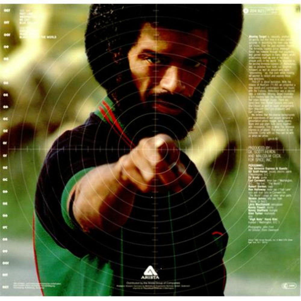 Gil Scott-Heron Moving Target German vinyl LP album (LP record) GSHLPMO425048