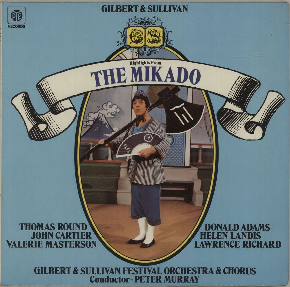 Gilbert & Sullivan The Mikado UK vinyl LP album (LP record) NSPH13