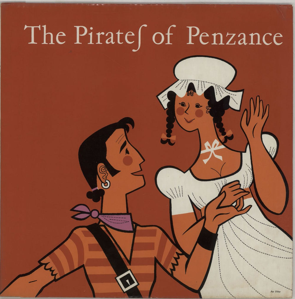 Gilbert & Sullivan The Pirates of Penzance UK vinyl LP album (LP record) T125