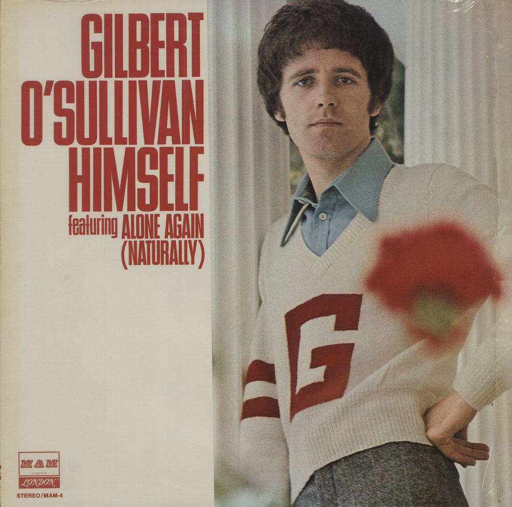 Gilbert O'Sullivan Himself - shrink US vinyl LP album (LP record) MAM-4