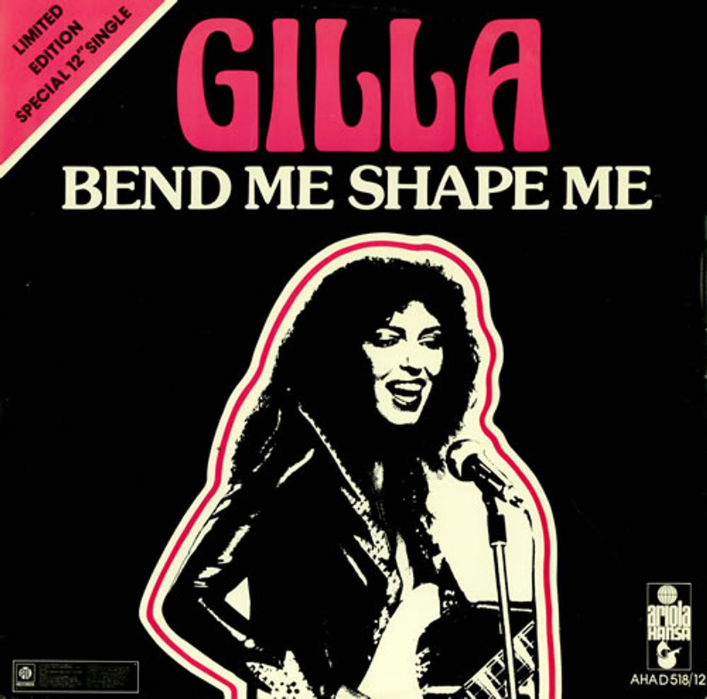 Gilla Bend Me Shape Me UK 12" vinyl single (12 inch record / Maxi-single) AHAD518-12