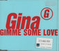 Gina G Gimme Some Love UK Promo CD single (CD5 / 5") WEA101CDDJ