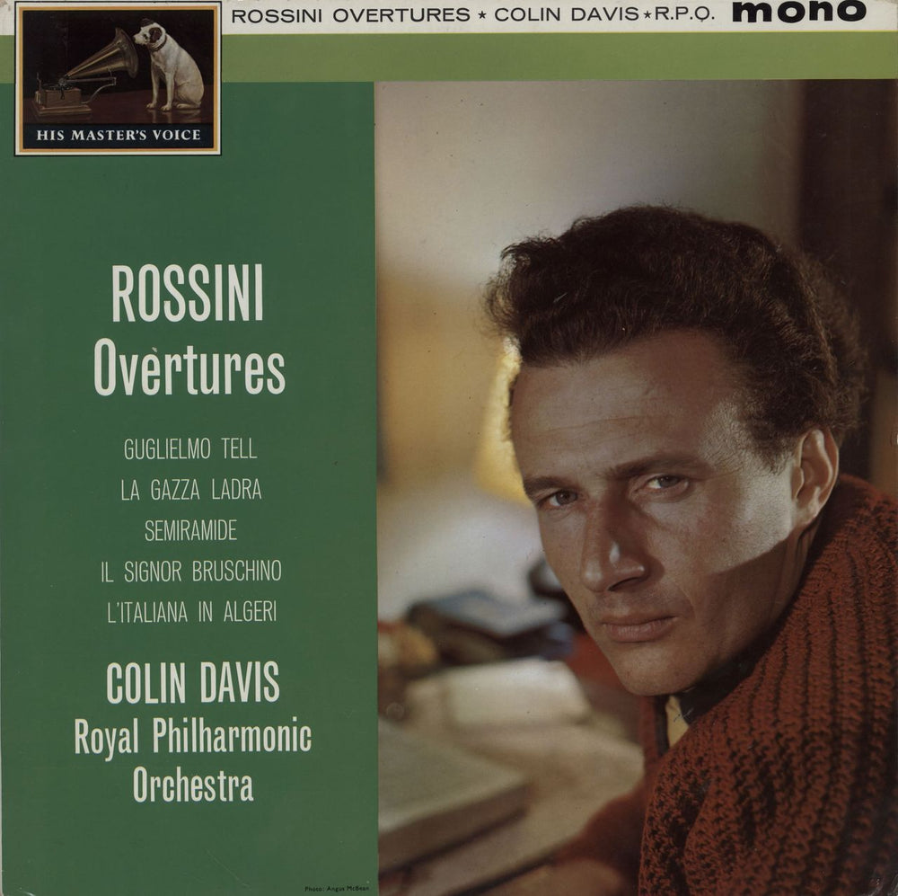 Gioacchino Rossini Rossini Overtures UK vinyl LP album (LP record) CLP1556