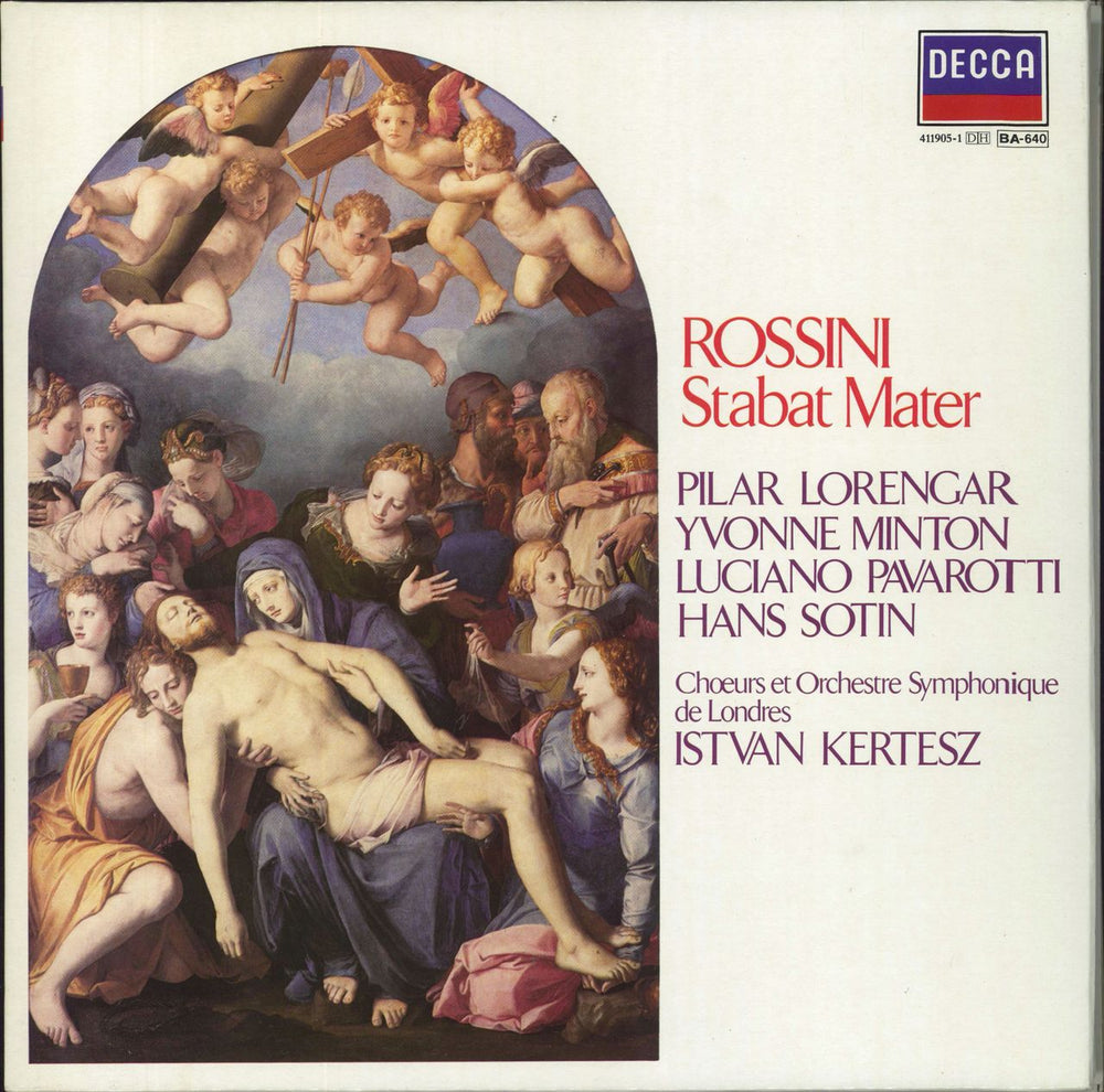 Gioacchino Rossini Stabat Mater French vinyl LP album (LP record) 411905-1