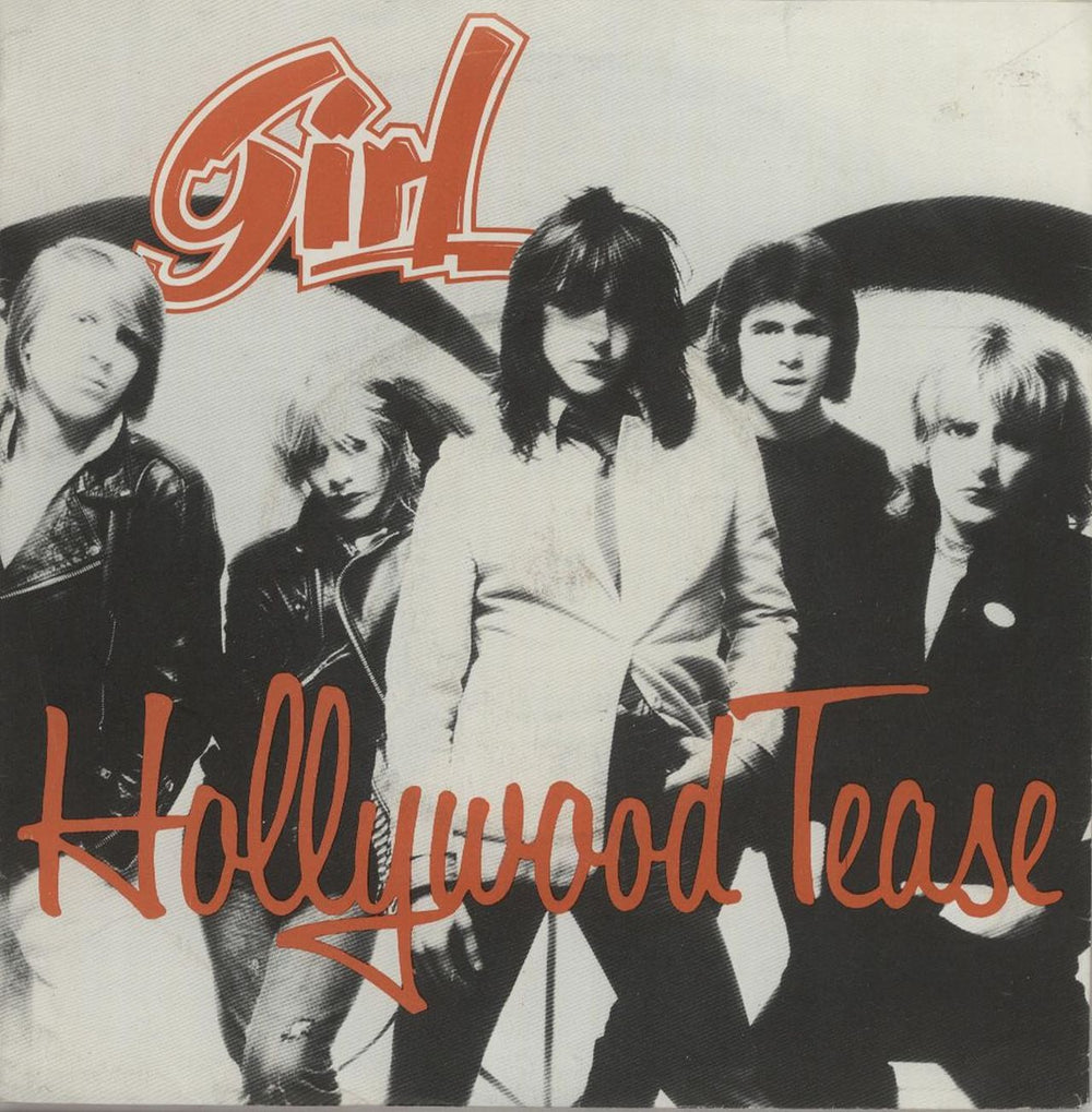 Girl Hollywood Tease - Paper Sleeve UK 7" vinyl single (7 inch record / 45) JET176