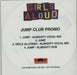 Girls Aloud Jump Club Promo UK Promo CD-R acetate CD-R