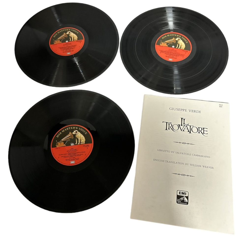 Giuseppe Verdi Il Trovatore UK Vinyl Box Set VBOVXIL820441