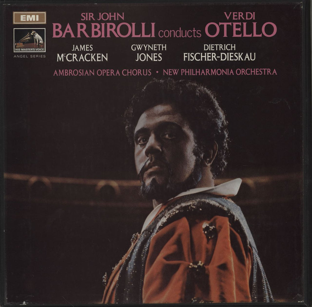 Giuseppe Verdi Otello - 1st UK Vinyl Box Set SLS940/3