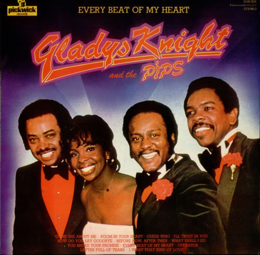 Gladys Knight & The Pips Every Beat Of My Heart UK vinyl LP album (LP record) SHM934