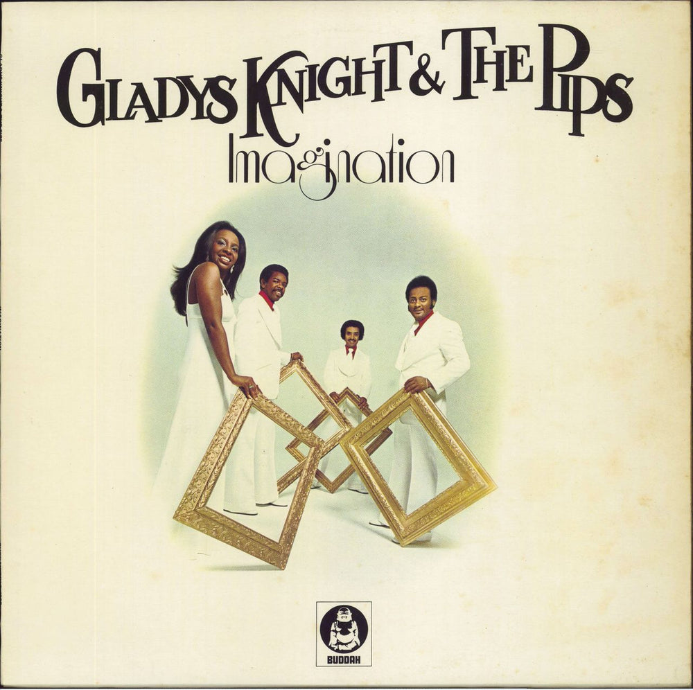 Gladys Knight & The Pips Imagination UK vinyl LP album (LP record) BDLP4005