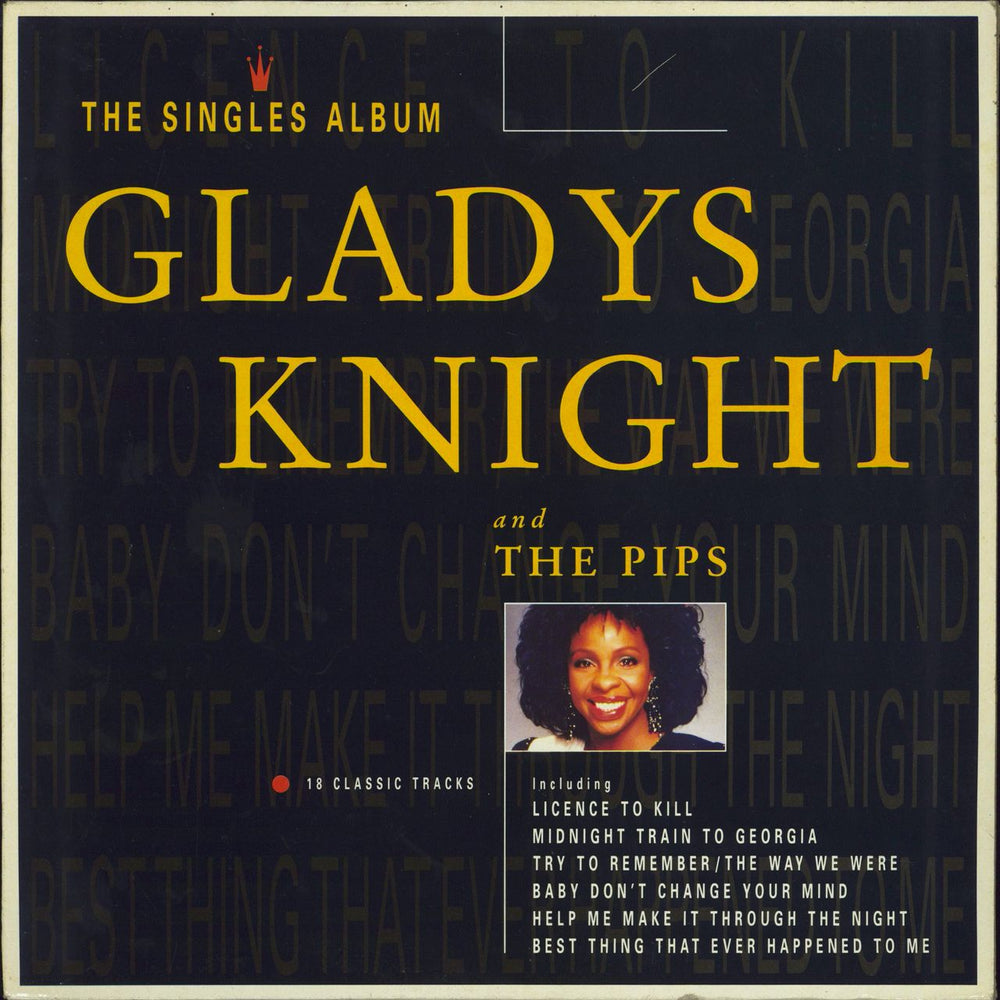 Gladys Knight & The Pips The Singles Album UK vinyl LP album (LP record) GKTV1