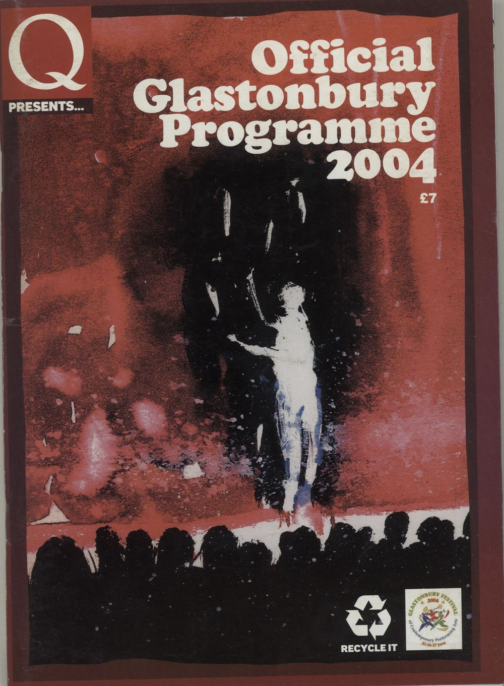 Glastonbury 2004 Festival UK tour programme PROGRAMME