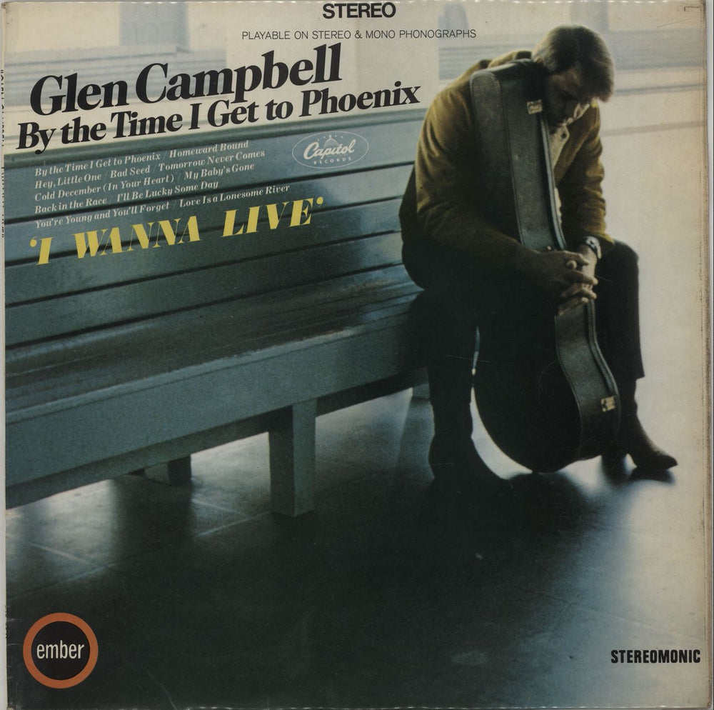 Glen Campbell I Wanna Live UK vinyl LP album (LP record) NR5041