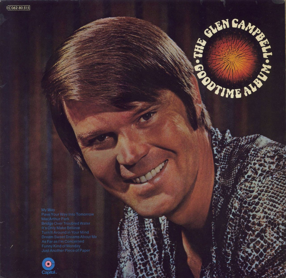 Glen Campbell The Glen Campbell Goodtime Album German vinyl LP album (LP record) 1C062-80515