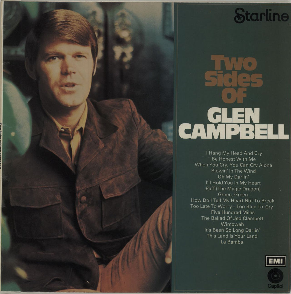 Glen Campbell Two Sides Of Glen Campbell UK vinyl LP album (LP record) SRS5142