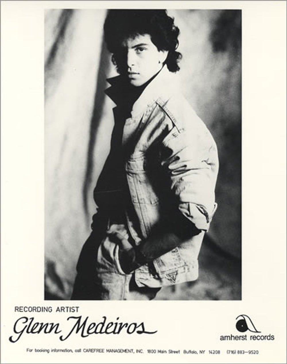 Glenn Medeiros Publicity Photographs - 11 US Promo photograph PUBLICITY PHOTOS