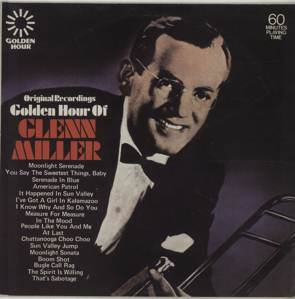 Glenn Miller Golden Hour of Glenn Miller UK vinyl LP album (LP record) GH831