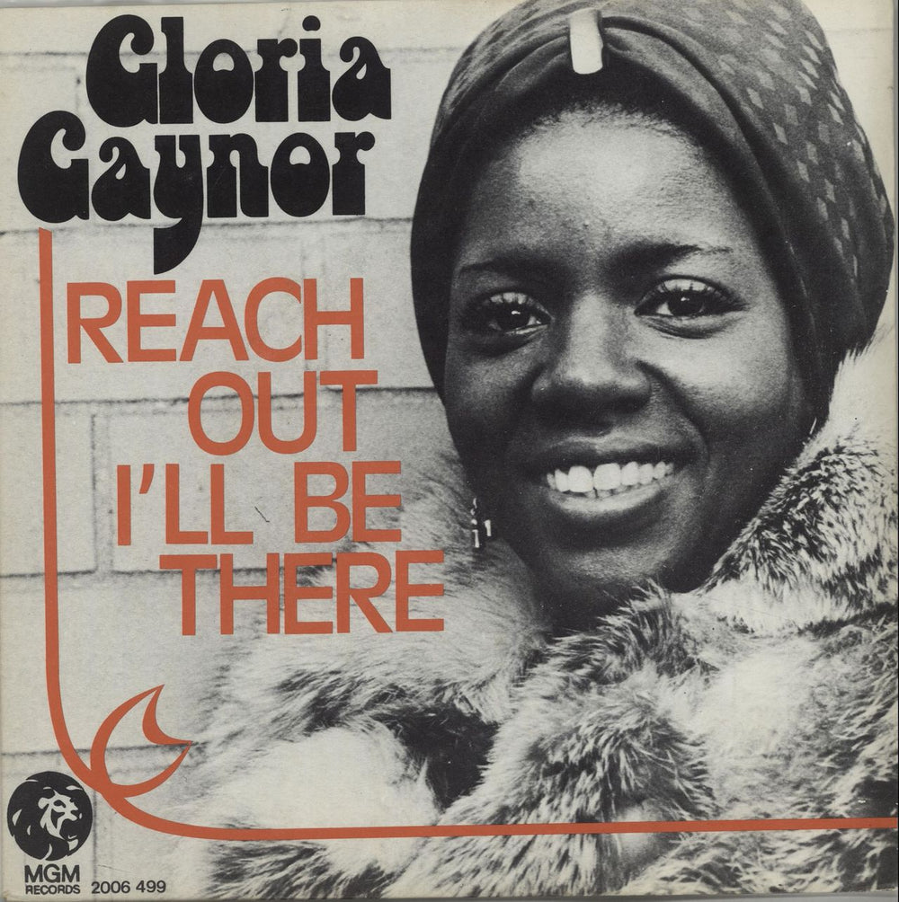 Gloria Gaynor Reach Out I'll Be There Belgian 7" vinyl single (7 inch record / 45) 2006499