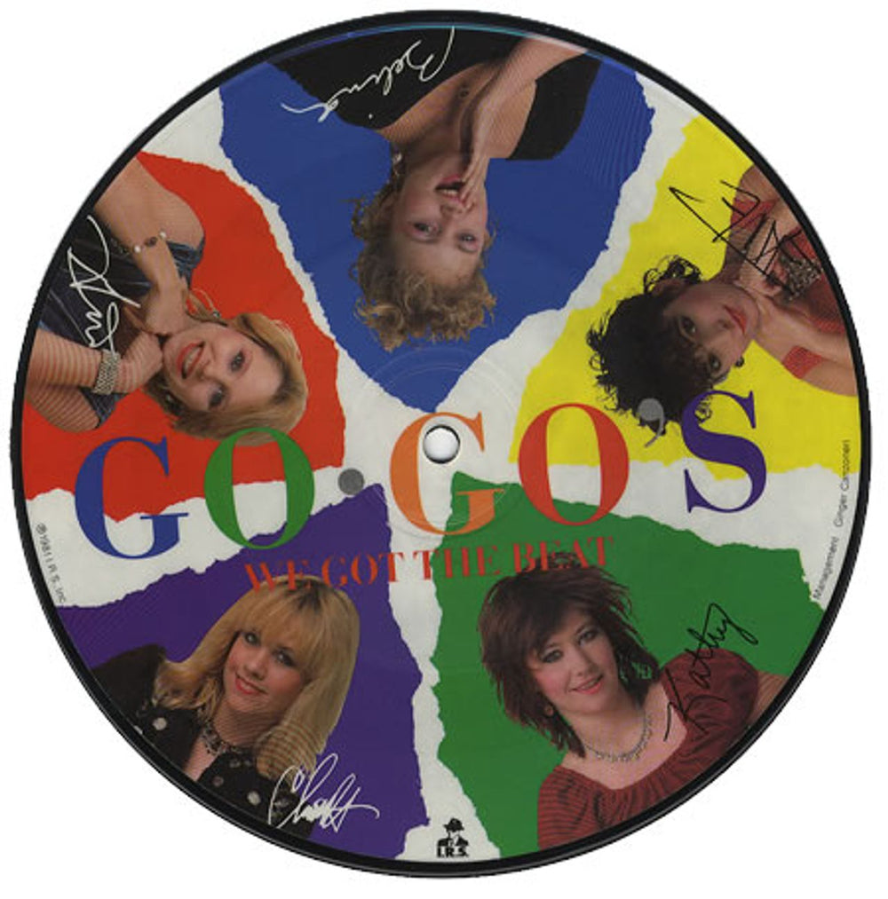 Go-Go's We Got The Beat US 7" vinyl picture disc (7 inch picture disc single) GOG7PWE232340