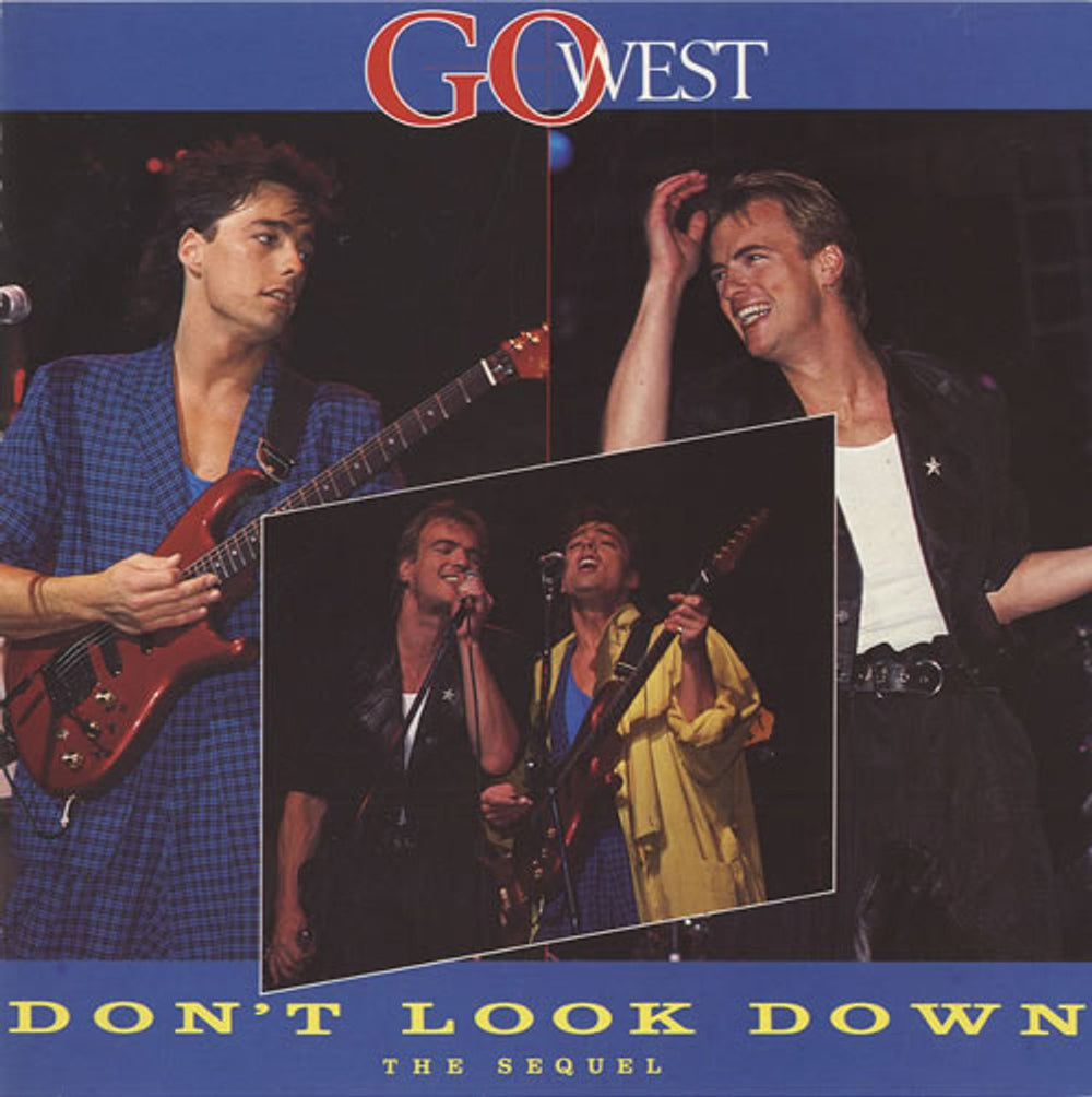 Go West Don't Look Down - Richard Drummie UK 7" vinyl picture disc (7 inch picture disc single) GOWP3