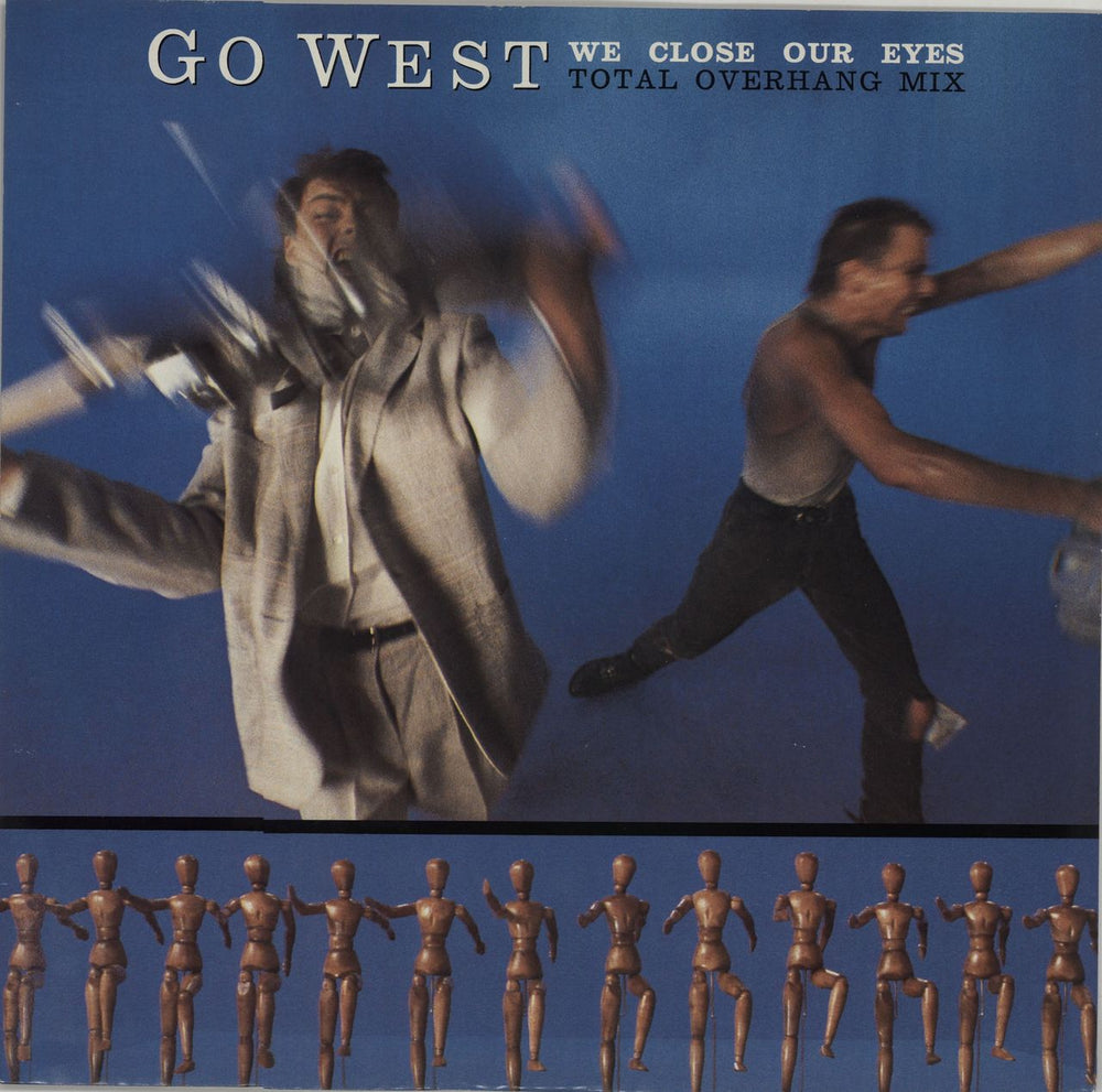 Go West We Close Our Eyes (Total Overhang Mix) UK 12" vinyl single (12 inch record / Maxi-single) CHS122850