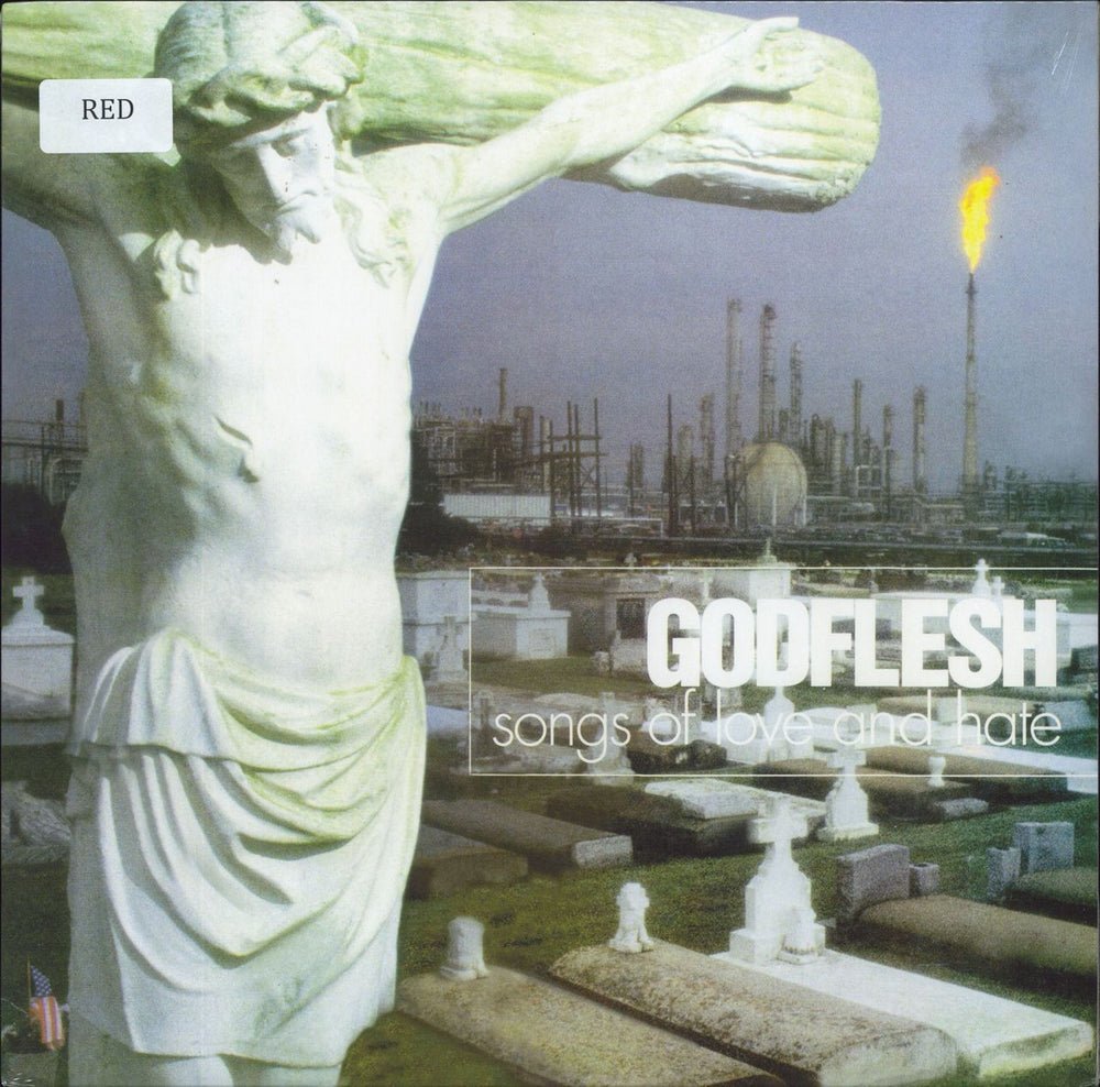 Godflesh Songs of Love and Hate - Red Vinyl - Sealed UK vinyl LP album (LP record) MOSH157