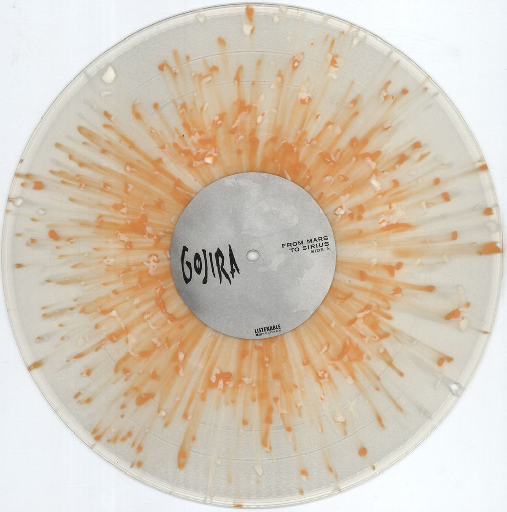 Gojira From Mars To Sirius - Clear Splatter Vinyl French 2-LP vinyl record set (Double LP Album) 3RO2LFR779514