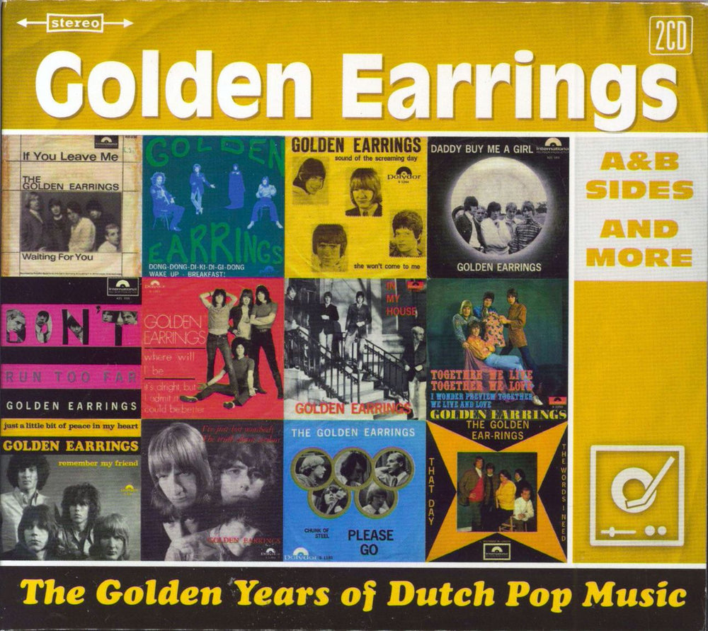 Golden Earring The Golden Years Of Dutch Pop Music (A&B Sides And More) UK 2 CD album set (Double CD) 472138-6