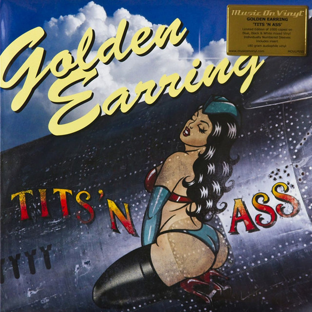 Golden Earring Tits 'n Ass - 180gm Coloured Vinyl + Numbered Sleeve UK 2-LP vinyl record set (Double LP Album) MOVLP550