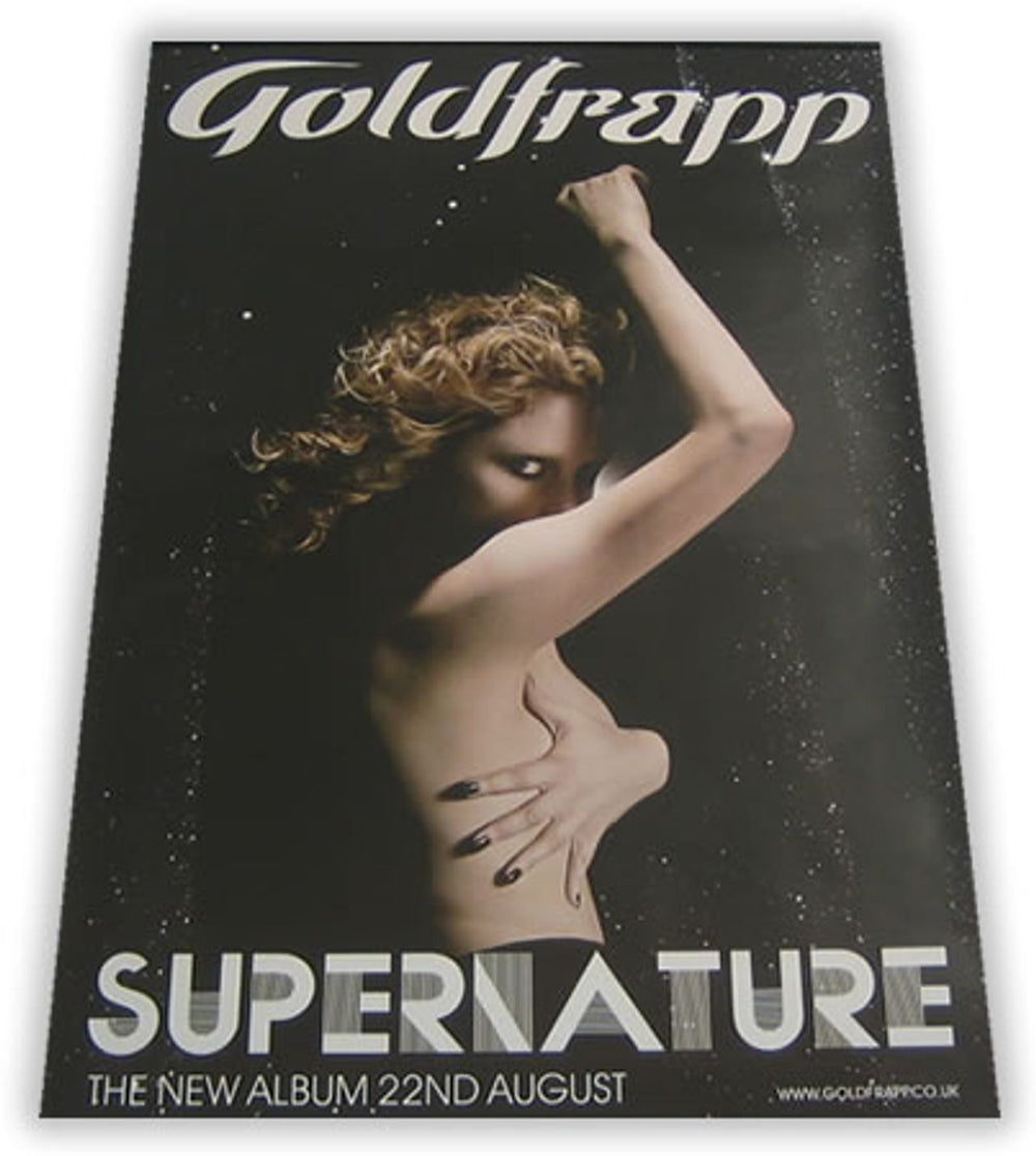 Goldfrapp Supernature UK Promo poster PROMO POSTER