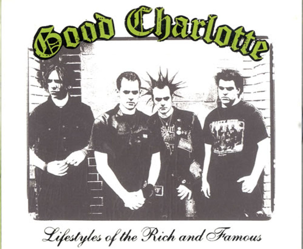 Good Charlotte Lifestyles Of The Rich And Famous UK Promo CD single (CD5 / 5") SAMPCS11978