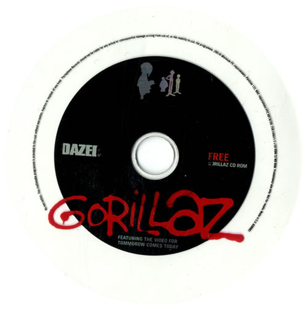 Gorillaz Dazed CD Rom UK Promo CD-ROM GOR002