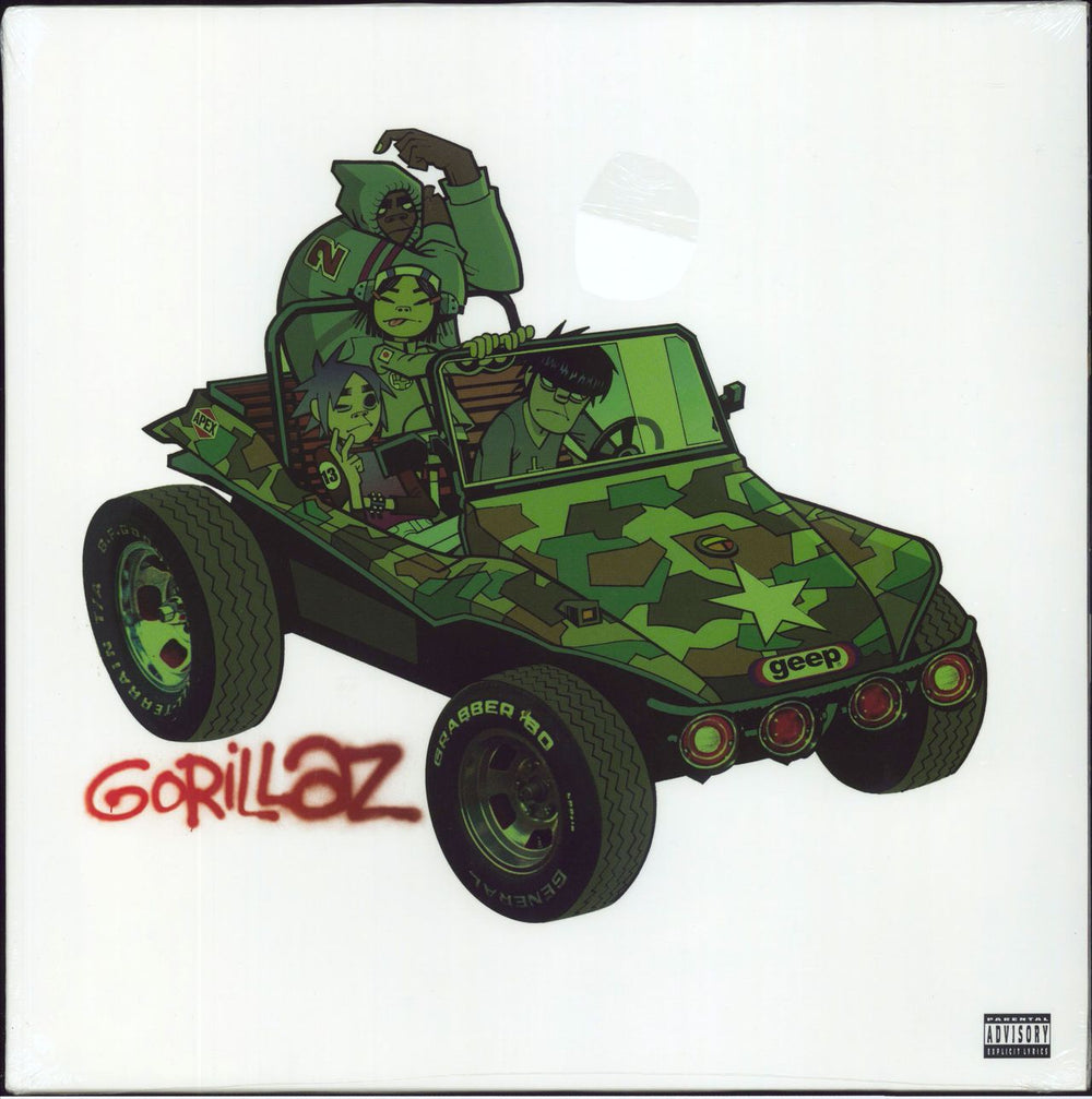 Gorillaz Gorillaz [2015 Issue] - Sealed UK Promo 2-LP vinyl record set (Double LP Album) 5311381