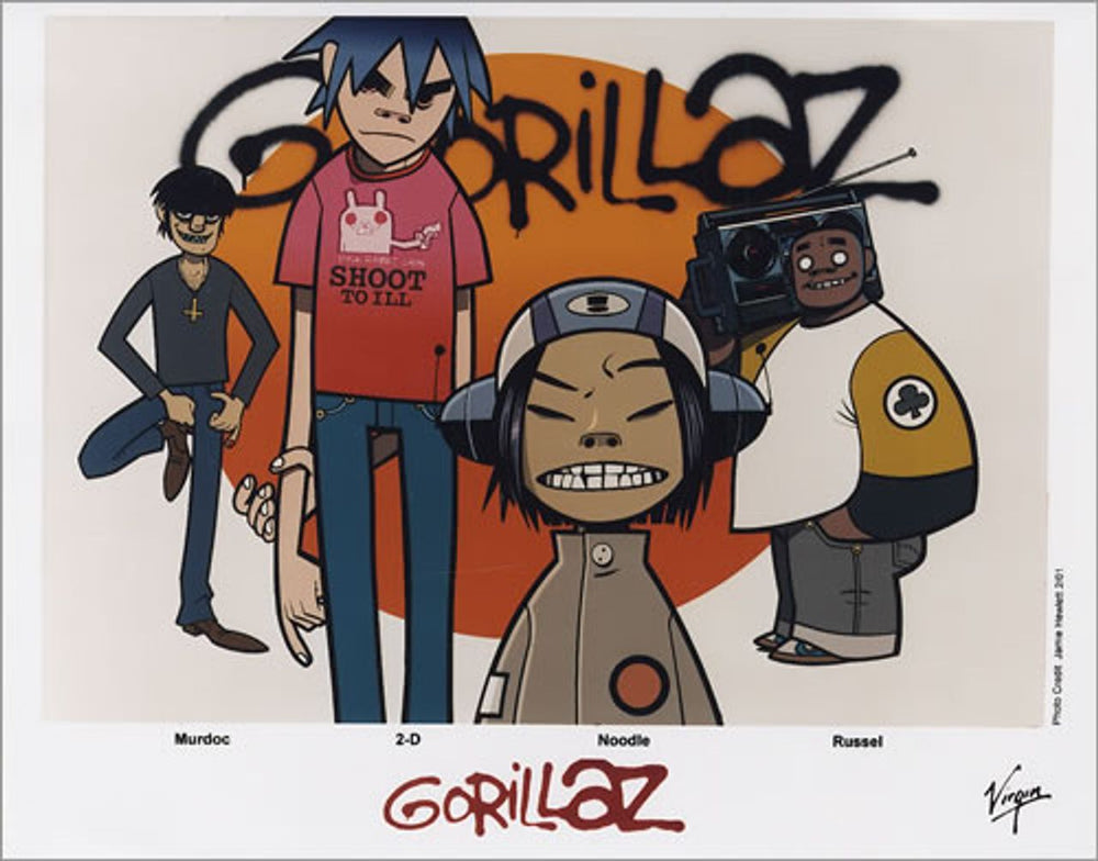 Gorillaz Gorillaz US Promo media press pack GLZPPGO194714