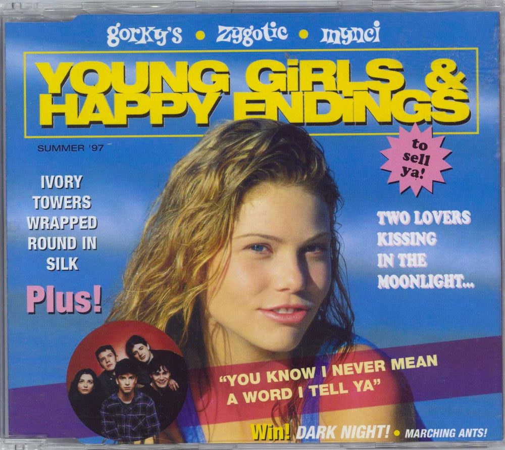 Gorky's Zygotic Mynci Young Girls & Happy Endings UK CD single (CD5 / 5") GZMCD3