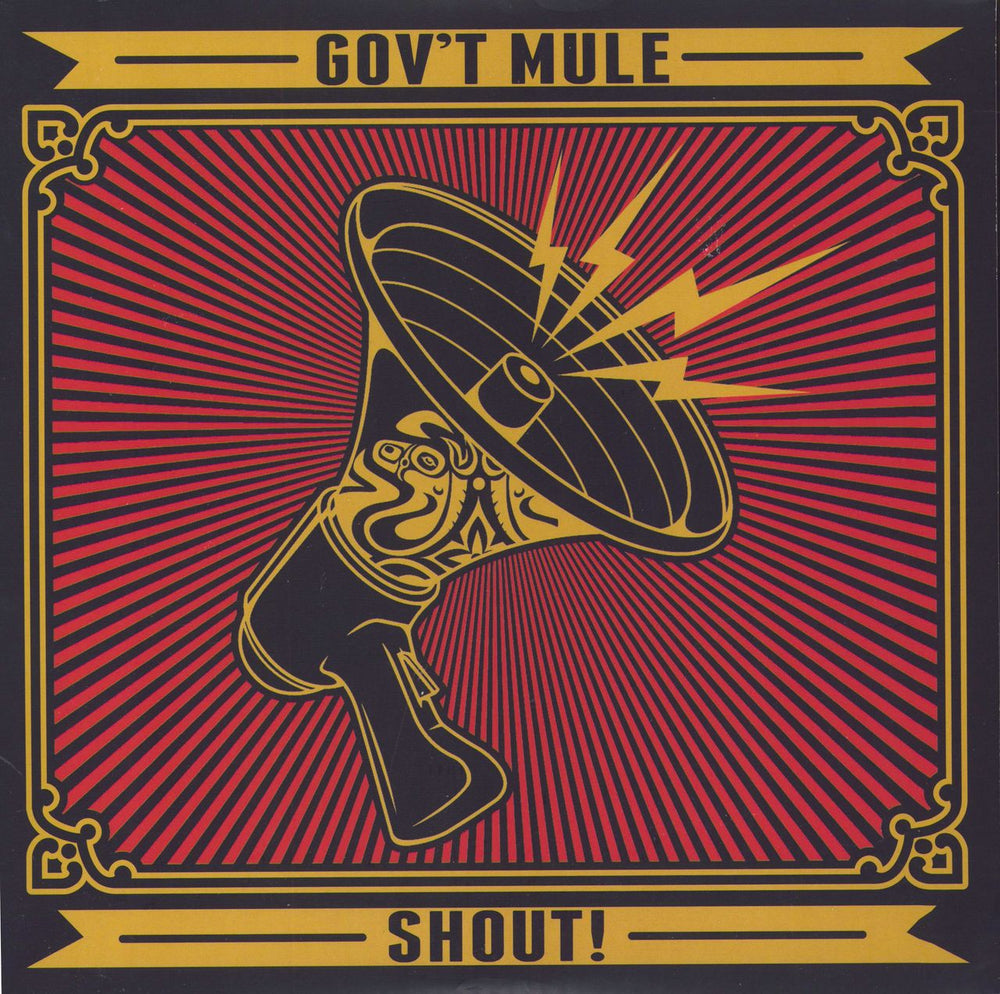 Gov't Mule Shout! [2018] - Gold & Red Marbled Vinyl UK Vinyl Box Set PRD74061