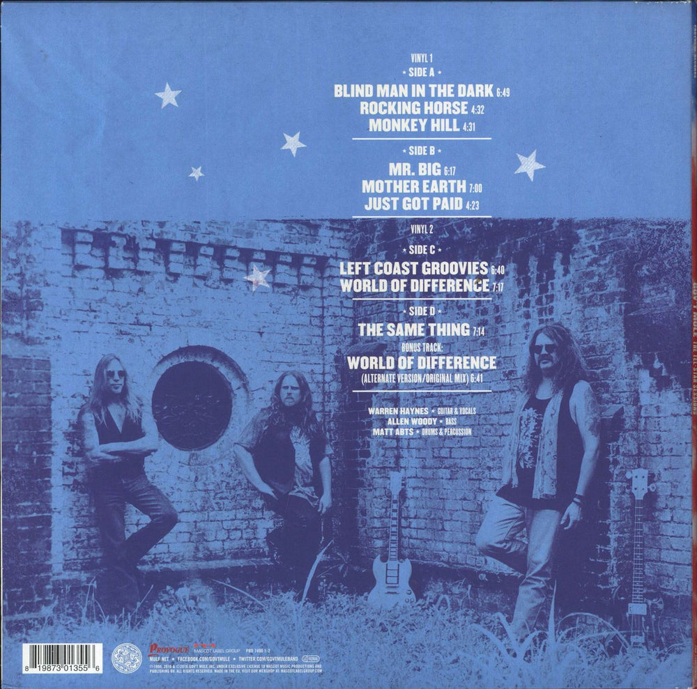 Gov't Mule The Tel-Star Sessions - Splatter Vinyl UK 2-LP vinyl record set (Double LP Album)